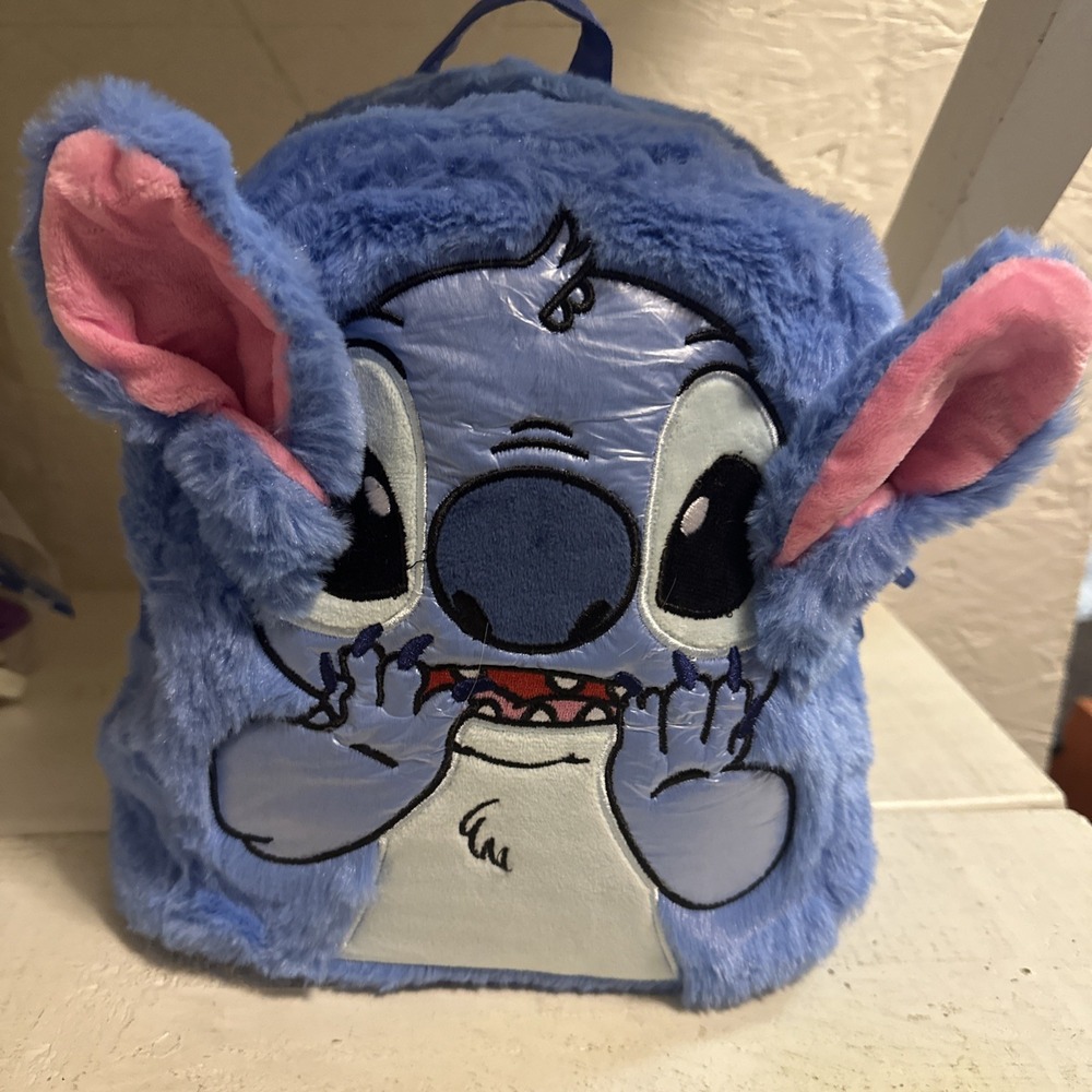 Stitch Disney Small Mini Backpack Adjustable Straps Bag Purse ~ Brand New